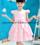 Princess Dress, Dress with Bow-Know, Flower Girl's Dress,