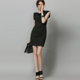 Latest Fashion European Style Short Sleeve Mini Women Dress