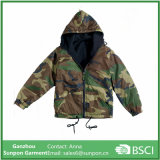 Reversible Fleece/Nylon Outdoor Hooded Jacket