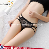 Ultra Thin See Through Ribbon Lace Briefs Sexy Transparent Ladies Underwear Panties