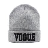 Custom Design 3D Embroidery Beanie Cap