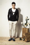 New Fashion Hooded Knit Men Cardigan with Zip