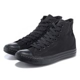 Low Price Platform Sneaker Canvas Shoe with Black Rubber Sole