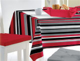PVC Printed Pattern Tablecloth with Nonwoven/Spunlace Backing (TJ0760)