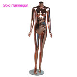 Gold Shinny Display Female Mannequin on Sale