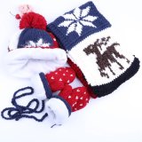 Jacquard Knitted Hat POM POM Beanie Hat Knitted Hat