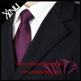 Wholesale 100% Silk Jacquard Woven Mens Neckties with Hanky