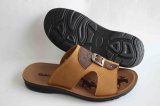 New Design for Men Beach Sandal with Leather Upper (SNB-14-009)