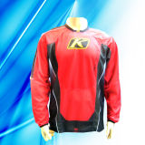 100% Polyester Man's Long Sleeve Motor Wear