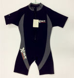 Short Neoprene Surfing Wetsuit with Nylon Fabric (HX15S120)