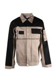 100%Cotton Twill Jackets Khaki and Black Workwear Clothing