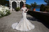 Amelie Rocky 3D Flower Full Sleeve Lace Wedding Dress Mermaid