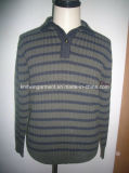 Men Knitted Sweater Clothes in V Neck Long Sleeve (M12-006)