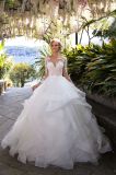 Amelie Rocky Vintage Long Sleeve Wedding Gown Ball Gowns