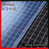 High Stretch Knitting Denim Fabric Check Pattern Jean Fabric