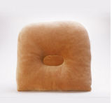 Reflux Relief Polyurethane Filling Soft Seat Cushion Light Brown