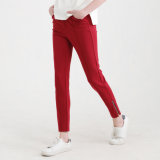 Ladies Fashion Casual Preppy Style Rib Jeggings Pants