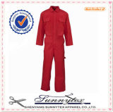 Poly Cotton Safety Coverall Used for Industrial Workwear Men Coverall