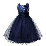 Pretty Child Little Girl Wedding Dress Formal Party Dresses Kids Wear