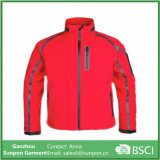 2018 New Style Waterproof Seamless Pockets Men Softshell Jacket