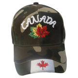 Hot Sale Camo Baseball Cap with Applique 13612