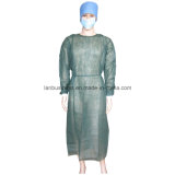 PP Olive Green Surgical Protective Clothing with Knitted Cuffs