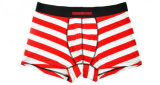 100% Cotton Underwear Boxer Brief Men 259-Red