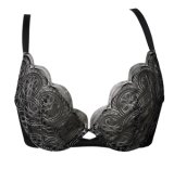 Sexy Embroidery Lace Transparent Thin Cup Bra (CSB09)