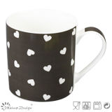 11oz New Bone China Ceramic Heart Design Promotion Coffee Mug