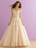 Sweep Train Princess Ball Gown Lace Wedding Dresses