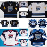 Ahl Springfield Falcons John Adams Brady Greco Hockey Jerseys