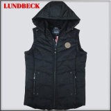 Black Vest Jacket for Men Outer Wear Clothes