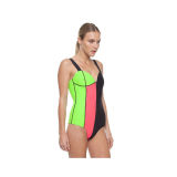 2015 Colorful Neoprene Cut out One Piece Swimwear