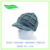 Promotional Children Grey Knit Hat with Brim