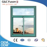 Wood Color Frame Aluminum Frame Mosquito Net Sliding Window