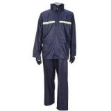 Unisex Polyester Safety Pant Set Reflective Raincoat