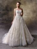 Strapless Lace Ball Bridal Wedding Dress