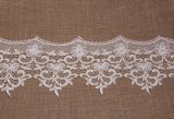 White Embroidery Lace for Wedding Dress