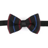 Men's Fashionable 100% Polyester Knitted Bow Tie (YWZJ98)