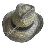 Fahison Cowboy Straw Bucket Hat (LB15015)