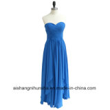 Bridesmaid Dresses Sexy Sweetheart Pleat Floor Length Chiffon Party Gowns