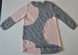 Children Round Neck Patterned Knit Pullover Sweater