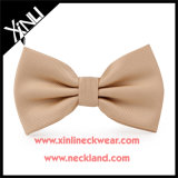 Jacquard Woven 100% Silk Custom Nude Color Bow Tie