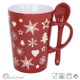 12oz Christmas Day Stoneware Mug with Spoon Wholesale
