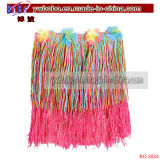 Party Items Promotional Flower Lei Rainbow Hula Skirt (BO-3024)