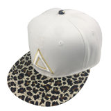 Custom Hip Hop Hat White Cotton Cap with 3D Embroidery