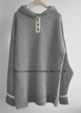 Wool Cashmere Ladies Knit Pullover Sweater Hoodies