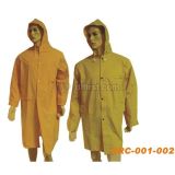 Polyester Waterproof Long Rain Coat for Medical