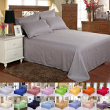Home Hotel Supply Luxury Cotton Satin Stripe Bedding Bed Sheet