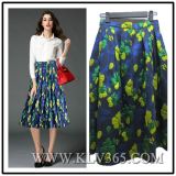Latest Skirt Design Women Ladies Fashion Embroidered Floral Long Maxi Skirt